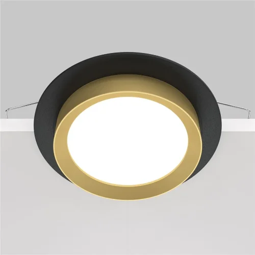 Встраиваемый светильник Hoop GX53 1x12Вт (Черный) - фото 13