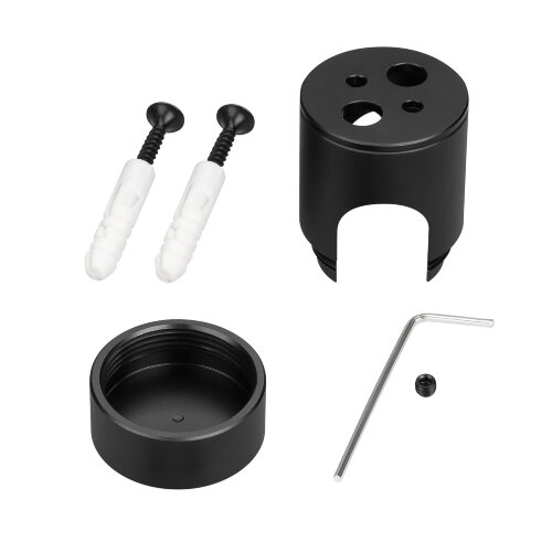 Крепление MOONLIGHT-CYL-D18-BLACK (Arlight, Металл) - фото 1