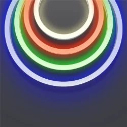 Гибкий неон 17x12 24В 12Вт/м RGBW 3000K IP67 5м (Белый)