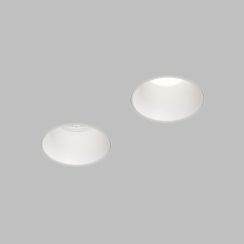 Встраиваемый светильник для ГКЛ SPOT HIDE, до 15 Вт LED, GU10, IP20, алюминий, белый. Фото 5