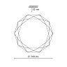 Настенно-потолочный светильник «СОНЕКС» 2012/CL, дизайн: Модерн, серия: TORA (накладной). Фото 3.