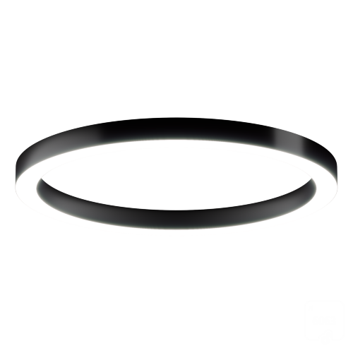 Светильник 6063 кольцо (RAL9005/1250mm/LT70 — 4K/118W) - фото 1