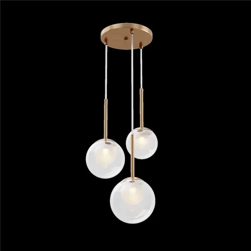 Подвесной светильник Basic form G9х3 (Золото) - фото 5