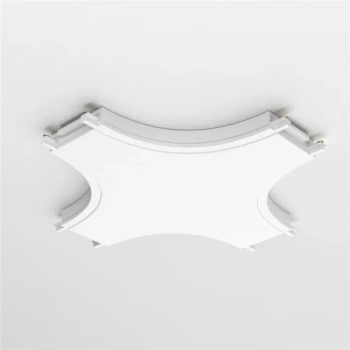 Коннектор питания X-образный Radity белый (Белый) TRA084CX-11W - фото 4