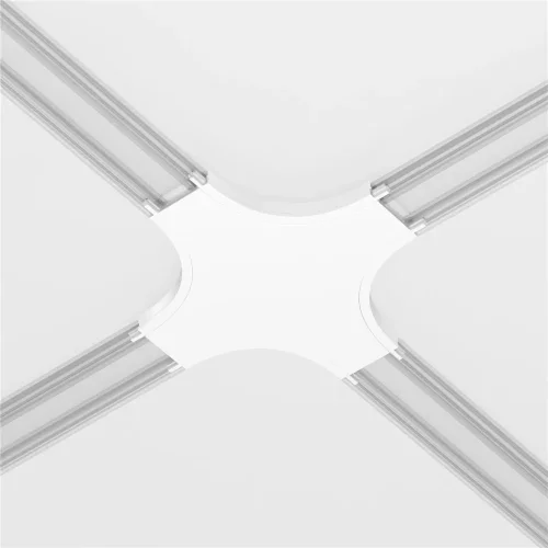 Коннектор питания X-образный Radity белый (Белый) TRA084CX-11W - фото 7