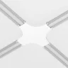 Коннектор питания X-образный Radity белый (Белый) TRA084CX-11W - фото 7