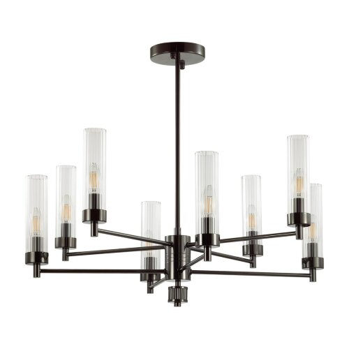 Люстра на штанге «LUMION» 5275/8C, серия: KAMILLA (крепление на планке). Фото 1.