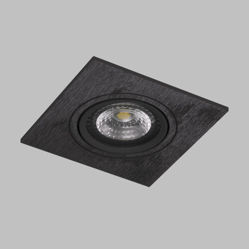 DK3021-BK Встраиваемый светильник, IP 20, 10 Вт, GU5.3, LED, черный, пластик. Фото 3