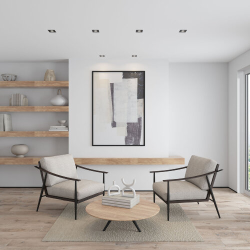 DK3021-BK Встраиваемый светильник, IP 20, 10 Вт, GU5.3, LED, черный, пластик. Фото 7