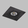 DK3021-BK Встраиваемый светильник, IP 20, 10 Вт, GU5.3, LED, черный, пластик. Фото 3