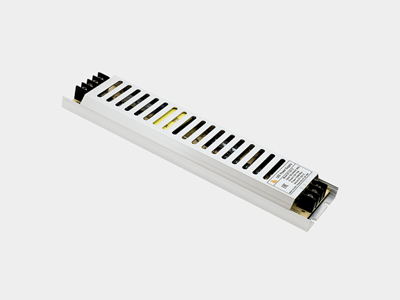 Ультратонкий блок питания для светодиодных лент в металлическом корпусе, IP20, 120W, 12V, XT-120-12. Фото 2