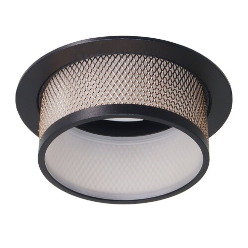 Cветильник WOLTA WDL-GX53/12BG под лампу GX53 Черный / золотой RETE - фото 1.