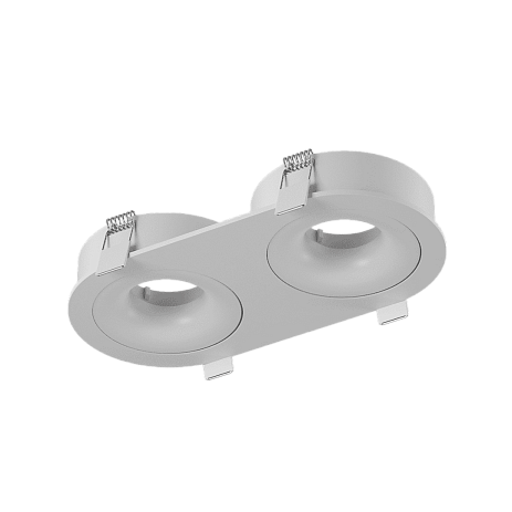 Корпус светильника встраиваемый  наклонно-поворотный, круглый, серия COMBO 2, Белый, IP20, COMBO-2R2-WH - фото