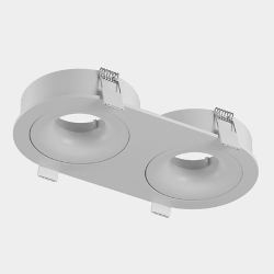 'Корпус светильника встраиваемый  наклонно-поворотный, круглый, серия COMBO 2, Белый, IP20, COMBO-2R2-WH 004160