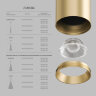 Линза ?55mm, угол рассеивания света 24° для светильников SHINE DK5743/DK2610, поликарбонат. Фото 2