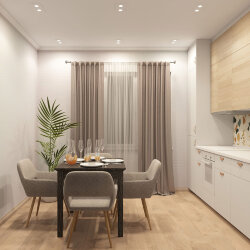 Встраиваемый светильник, IP 20, 50 Вт, GU10, белый, алюминий, Denkirs DK2020-WH