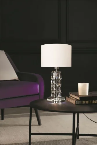 Настольный светильник Talento E27х1 40Вт (Хром) - фото 9