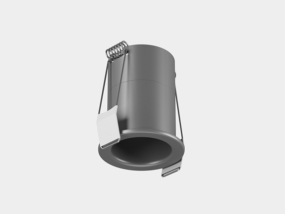 Светильник светодиодный потолочный встраиваемый , серия HIDDEN, Серебро, 3Вт, IP20, Теплый белый (3000К), DL-A004-3-SL-WW - фото