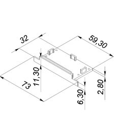 Заглушка для LC-LPV-3273