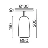 Настольный светильник Умбра / Umbra 3000К 6Вт (Бежевый) MOD522TL-L6BG3K - фото 6