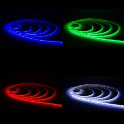 Светодиодная лента COB, 450 chip/m, RGB, 12V, 15W/m, IP65, P10, R17