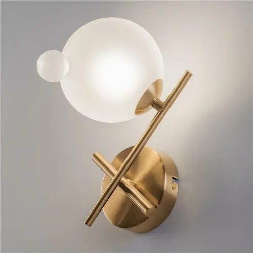 Настенный светильник (бра) Freya FR5374WL-01BS (Латунь) - фото 6