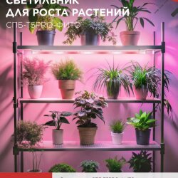 Светильник светодиодный СПБ-Т5 PRO-ФИТО полный спектр 25Вт 230B 1200мм IN HOME
