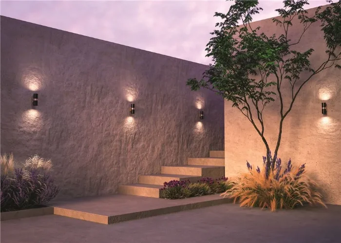 Настенный светильник (бра) Bowery GU10x2 50Вт IP 54 (Черный) - фото 10