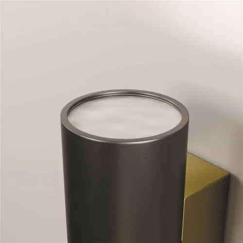 Настенный светильник (бра) Бауэри / Bowery GU10x2 50Вт IP 54 (Черный) O582WL-02B - фото 11