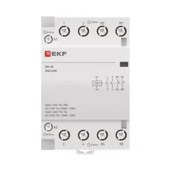 Контактор модульный КМ 20А 2NО+2NC (3 мод.) PROxima EKF km-3-20-22