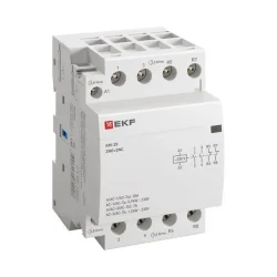 Контактор модульный КМ 20А 2NО+2NC (3 мод.) PROxima EKF km-3-20-22