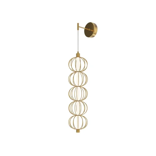 Настенный светильник (бра) Золотая клетка / Golden Cage 3000К 17Вт (Золото) MOD216WL-L10G3K - фото