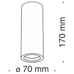 Потолочный светильник Technical C004CW-01W (Белый)