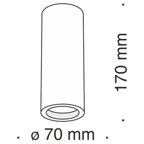 Потолочный светильник Technical C004CW-01W (Белый) - фото 5