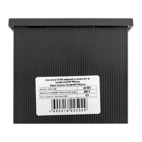 Вольтметр цифровой VD-963 на панель 96х96 трехфазный EKF vd-963 - фото 6