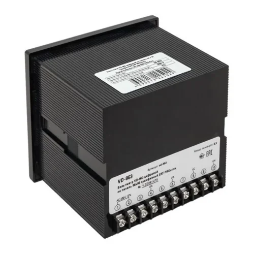 Вольтметр цифровой VD-963 на панель 96х96 трехфазный EKF vd-963 - фото 8