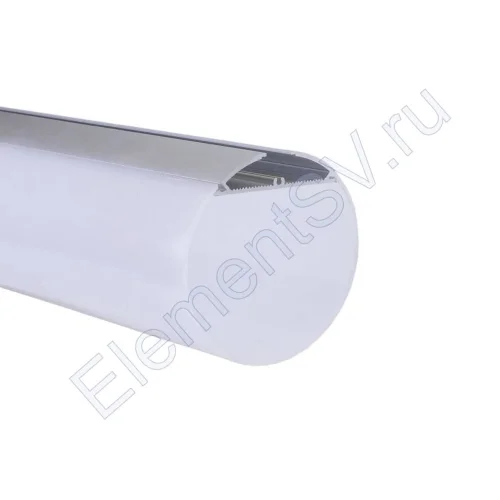 Алюминиевый профиль круглый 311 (2500x60мм с рассеивателем) - фото 2.