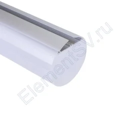 Алюминиевый профиль круглый 311 (2500x60мм с рассеивателем)