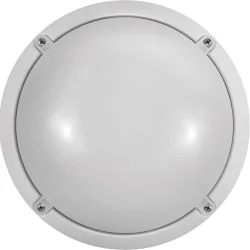 Светильник светодиодный 61 194 OBL-R1-12-6.5K-WH-IP65-LED 12Вт 6500К IP65 900лм ЖКХ круг бел. (аналог НПП) ОНЛАЙТ 61194