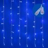 ULD-C3020-240-STK WHITE IP44 Занавес светодиодный со статическим свечением, 3х2м, Соединяемый, 240 светодиодов, Белый свет, Провод прозрачный, TM Uniel - фото 1