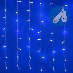 ULD-C3020-240-STK WHITE IP44 Занавес светодиодный со статическим свечением, 3х2м, Соединяемый, 240 светодиодов, Белый свет, Провод прозрачный, TM Uniel