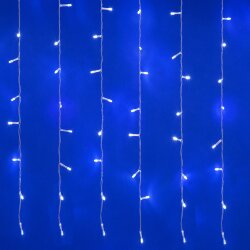 ULD-C3020-240-STK WHITE IP44 Занавес светодиодный со статическим свечением, 3х2м, Соединяемый, 240 светодиодов, Белый свет, Провод прозрачный, TM Uniel