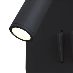 Настенный светильник (бра) Иос 176 / Ios 176 3000К 9Вт (Черный) C175-WL-01-6W-B