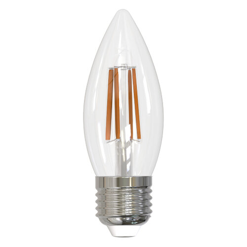 LED-C35-11W-4000K-E27-CL PLS02WH Лампа светодиодная, Форма свеча, прозрачная, Серия Sky, Белый свет 4000К. - фото 2