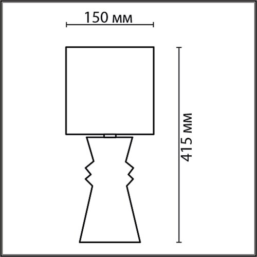 Настольная лампа «LUMION» 8131/1T, серия: SEGI. Фото 3.