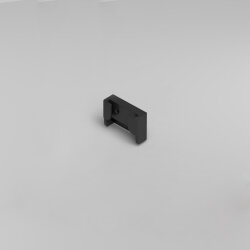 Наконечник для трека-ремня Belty, серия Base с возможностью перегиба ремня, IP20, черный, пластик, Denkirs TR5519-BK