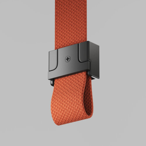 TR5519-BK Наконечник для трека-ремня Belty, серия Base с возможностью перегиба ремня, IP20, черный, пластик. Фото 2