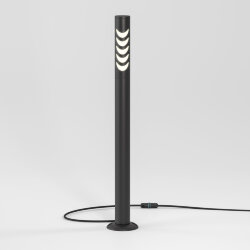 Светильник садово-парковый Smile 6w 3000K черный 35188/F (070023)