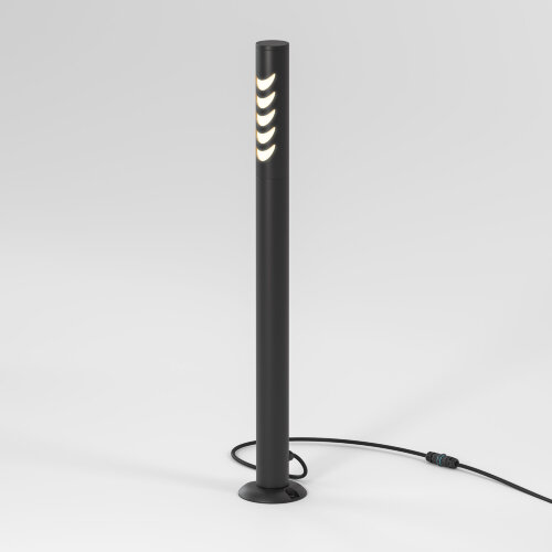 Светильник садово-парковый Smile 6w 3000K черный - Фото 3