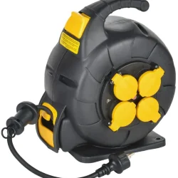 Удлинитель на катушке TWIST 4х10м с заземл. с крышк. автосмотка 16А IP44 КГ 3х1.5кв.мм УК10 2P+PE/10м 4 IEK TW-KP27-16-04-10-44